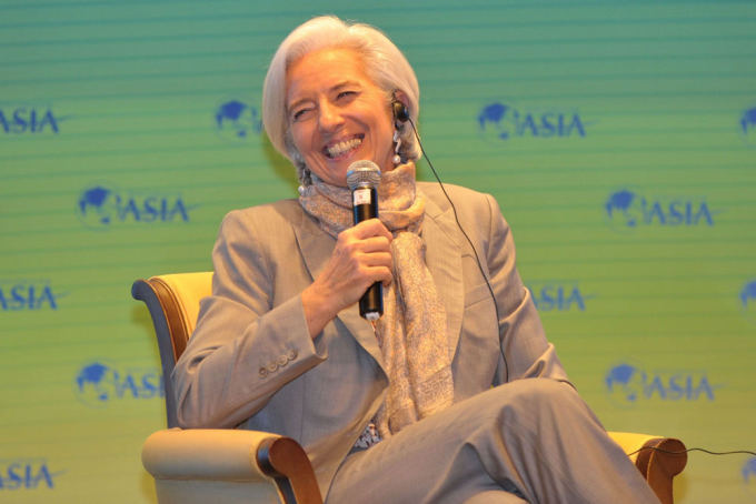 Scanpix nuotr. / Christine Lagarde Hainane, Kinijos provincijoje, kasmetinėje Boao konferencijoje. 