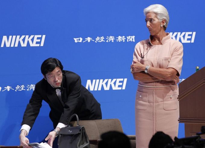 Scanpix nuotr. / Christine Lagarde kasmetiniake Tarptautinio valiutos fondo ir Pasaulinio banko grupės susirinkime Tokijuje, Japonijoje. 