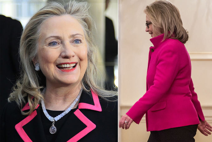 Scanpix nuotr. / Kairėje: Hillary Clinton atvyksta į NATO būstinę, užsienio ministrų susirinkimą Briuselyje. Deainėje: Hillary Clinton renginyje Vaaingtone. 