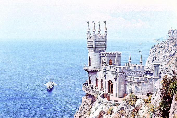 Wikimedia.org nuotr./Kregždutės Lizdas Kryme  vienas iaraiakingiausių pusiasalio simbolių
