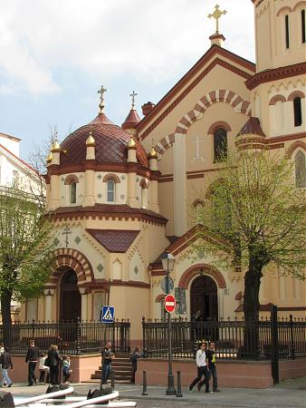 Kunigaikščio K.Ostrogiškio pastatyta Šv. Mikalojaus cerkvė Vilniuje