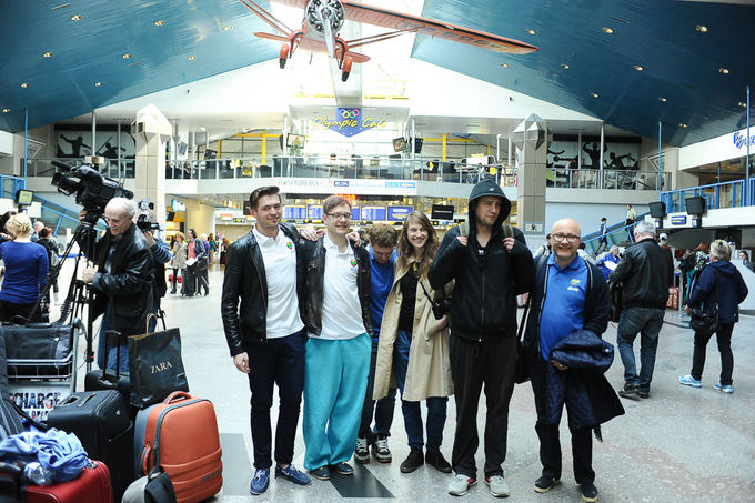 Luko Balandžio nuotr./Ialydėtuvių akimirka