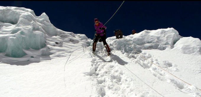 Editos Nichols asmeninio archyvo nuotr./The team trains near the North Col