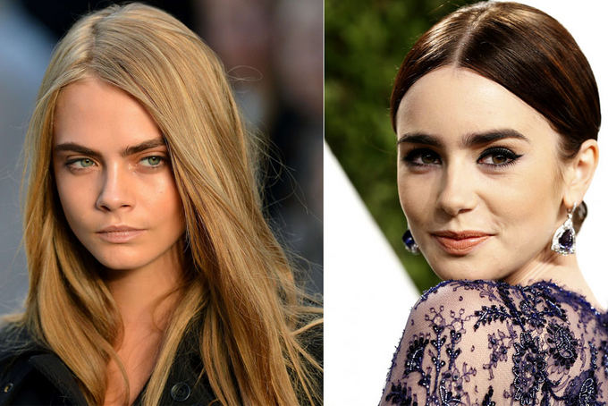 Scanpix nuotr. / Ia kairės: Cara ir Lilly Collins.