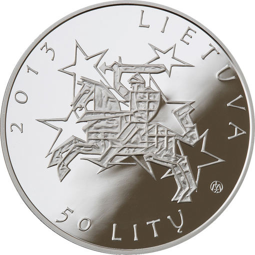 Lietuvos banko nuotr./Lithuanian EU Presidency coin