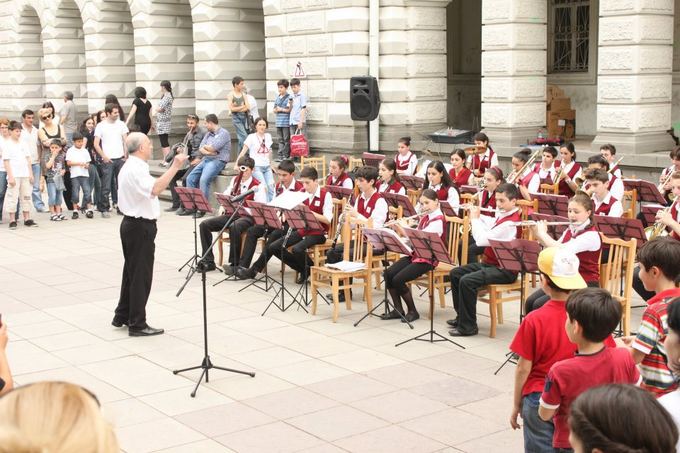 Gatvės muzikos dienos 2012 m. Tbilisyje akimirka