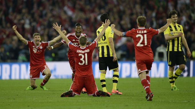 Bayern futbolininkų triumfas.