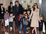 Bradas Pittas ir Angelina Jolie su vaikais