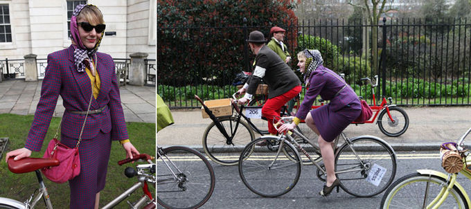 bikepretty.com nuotr. / London Tweed Run renginys