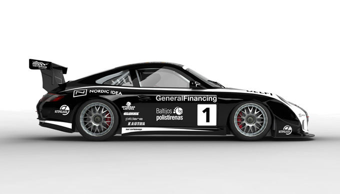 Komandos nuotr./Porsche 911 GT3 Cup S dizainas