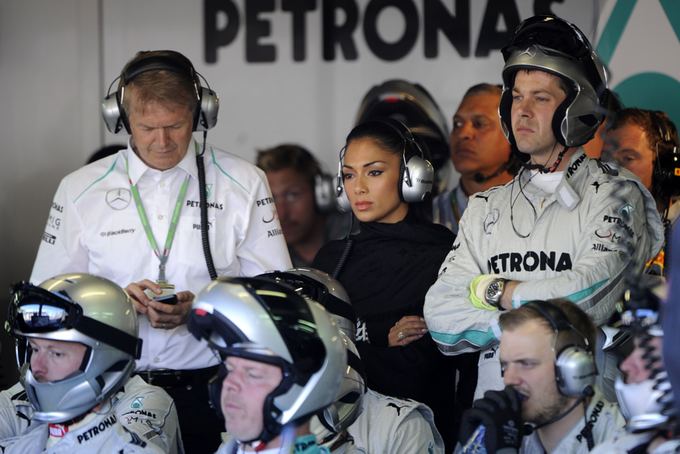Nicole Scherzinger Formulės-1 lenktynėse Monake