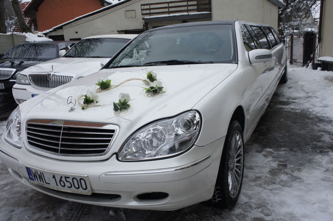 (Vilniaus limuzinai nuotr.)/S klasės Mercedes-Benz limuzinas 