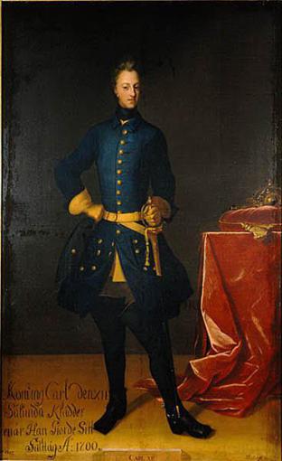 `vedijos karalius Karolis XII. Davido von Krafto paveikslas