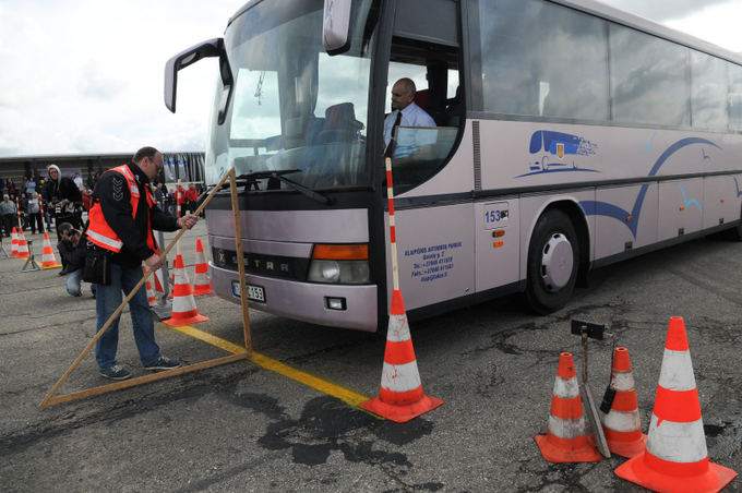 (Algimanto Brazaičio nuotr.)/Sunkiojo transporto vairuotojų varžytuvės Kėdainiuose 