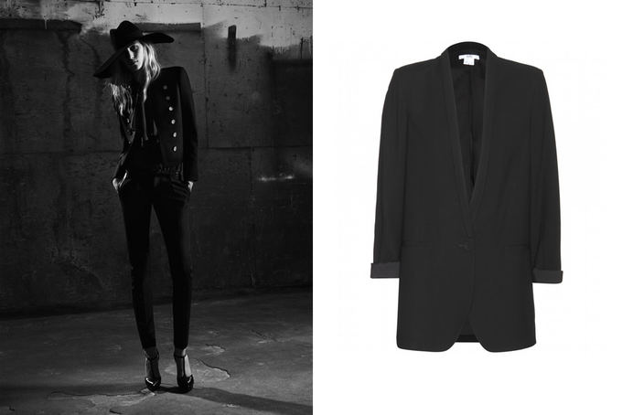 ysl.com ir mytheresa.com nuotr. / Kairėje: Saint Laurent 2013 m. pavasario / vasaros kolekcijos reklaminė kampanija; deainėje:Helmut avarkas.