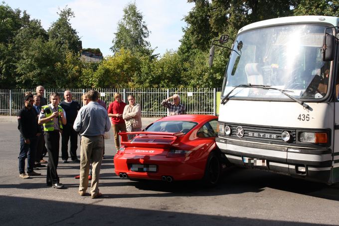 Įvykio liudininko Arnoldo nuotr./Avarija Vilniaus autobusų stotyje