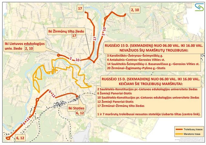 Vilniaus savivaldybės nuotr./Troleibusu eismas