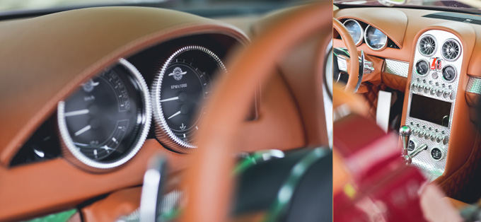 Andriaus Lauciaus nuotr./Spyker automobilio salonas