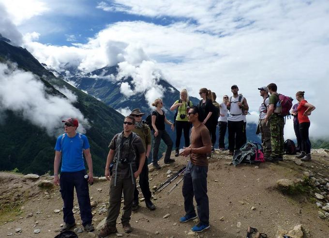 Asmeninio albumo nuotr./Eglės Strazdaitės kelionės į Nepalą akimirka