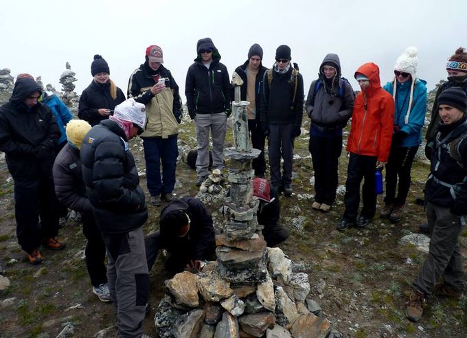 Asmeninio albumo nuotr./Eglės Strazdaitės kelionės į Nepalą akimirka