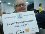 KTU nuotr./Komanda „Co-Op Camera“ renginyje „App Camp 2013“ pelnė nominacijas „Best Windows App Phone“ ir „The Best International Potential“.