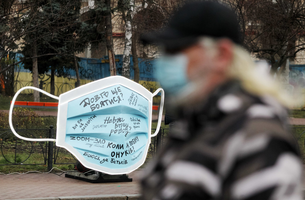 Ukrainoje – 5 334 nauji COVID-19 atvejai, 123 pacientai mirė
