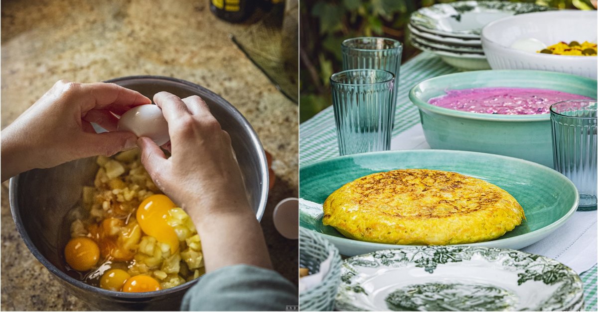 Andalūzijos virtuvė: autentiškas bulvių omletas