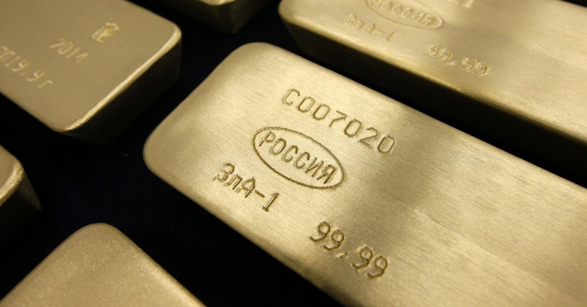 Rusijos bankas aukso atsargas šiemet padidino 71 tona - 15min
