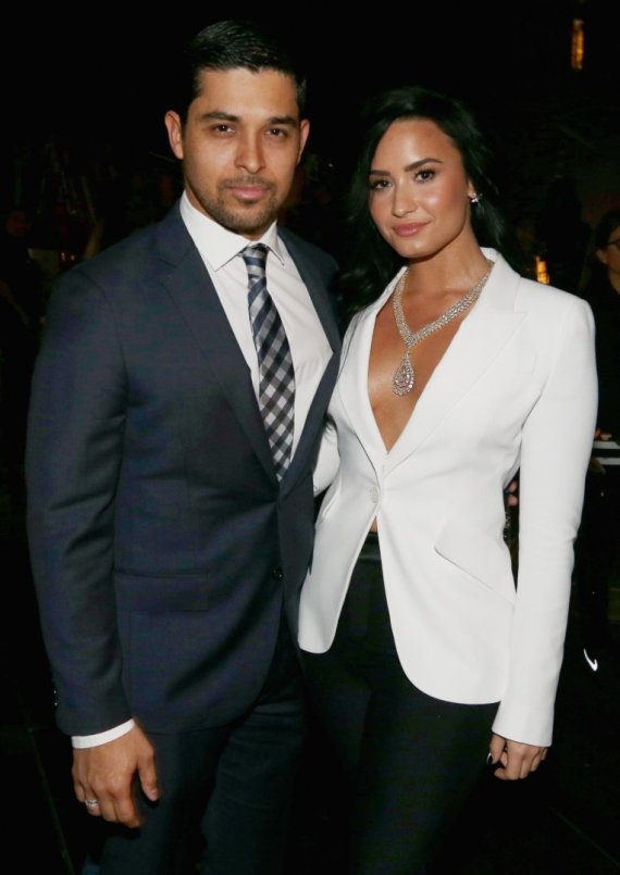   AFP / Scanpix Photo / Wimmer Valderrama and Demi Lovato 