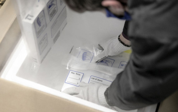 SAM Photo / Second shipment of coronavirus vaccine was delivered to Lithuania