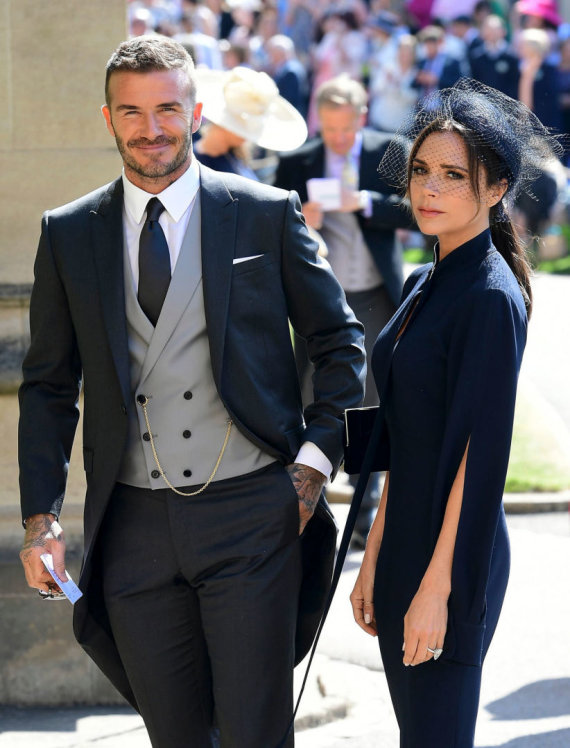   AFP / Photo Scanpix / Victoria Beckham and David Beckham at the Royal Wedding in May 