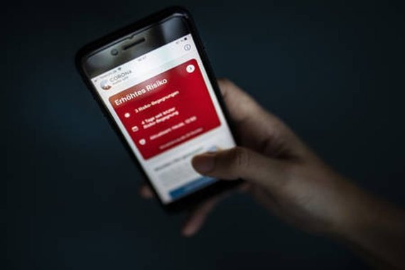 Scanpix photo / German Corona Stop app based on Corona Warn app
