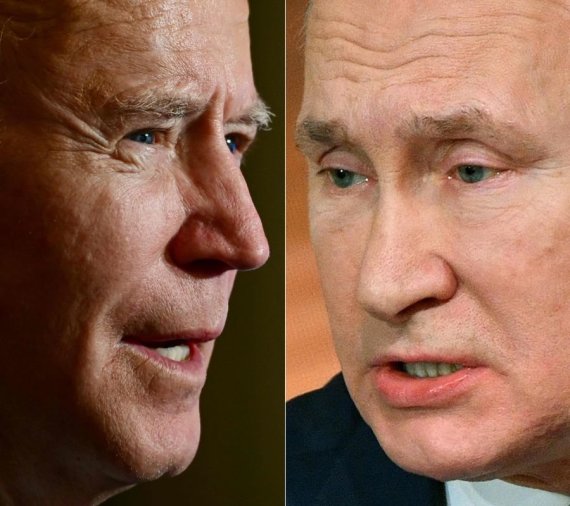 AFP / Photo by Scanpix / Joe Biden and Vladimir Putin