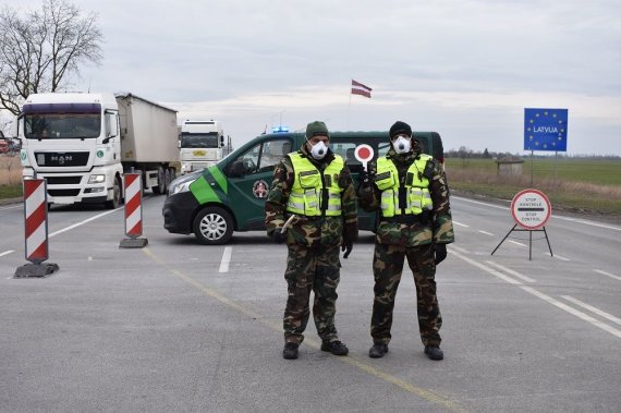 Photo from SBGS / on the Lithuanian-Latvian border