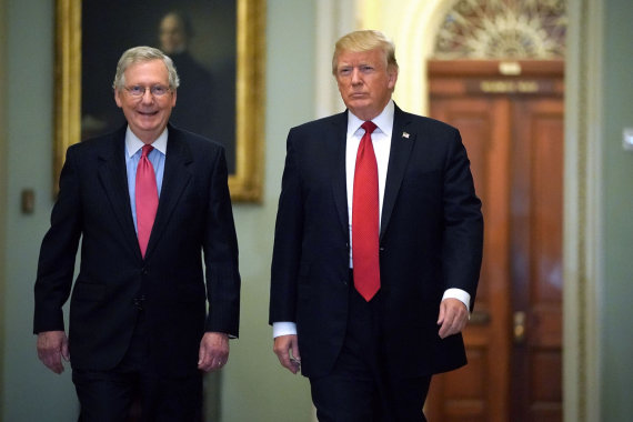 AFP / Scanpix Photo / Mitch McConnell and Donald Trump