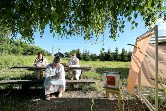 Photo from TASS / Referendum in Russia