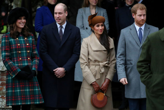 Reuters / Scanpix / Cambridge Duke Catherine, Prince William, Meghan Markle and Prince Harry