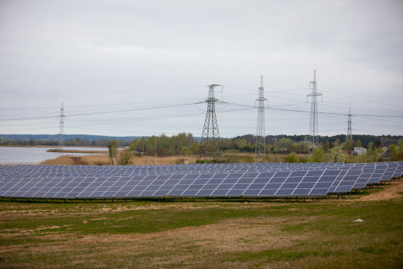 Photo by Ignitis / A 1 MW solar power plant has been opened near Elektrėnai