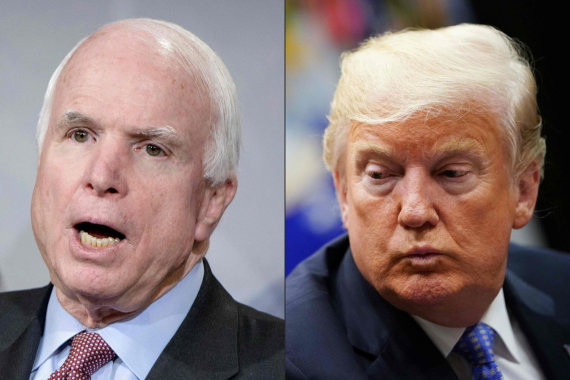 AFP / Scanpix Photo / John McCain and Donald Trump