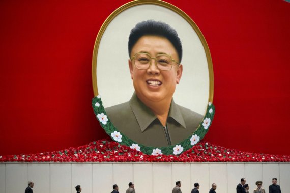   Scanpix / AP Photo / Kim Jong-il Portrait 