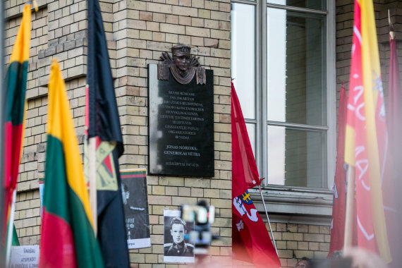 Julius Kalinskas / 15min photo / Preparations to honor Jonas Noreika at the Wrublewski Library