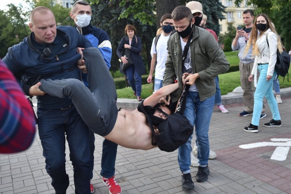 AFP / Photo by Scanpix / Protests in Belarus