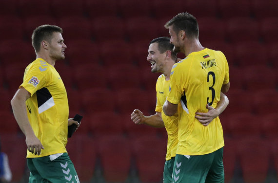 Photo by Scanpix / UEFA League of Nations: Albania - Lithuania