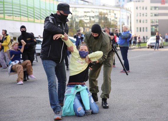 Reuters / Photo by Scanpix / Protest in Belarus