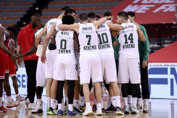 Photo from Getty Images / Euroleague.net / Panathinaikos basketball players