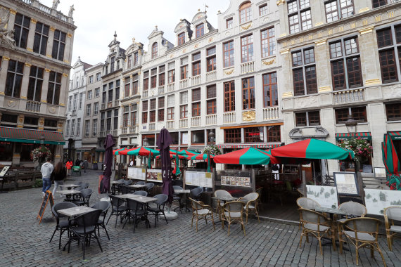 Reuters / Photo by Scanpix / Bar on the Grand Place in Brussels