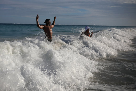 Scanpix / AP photo / Tourists in Mexico during the pandemic