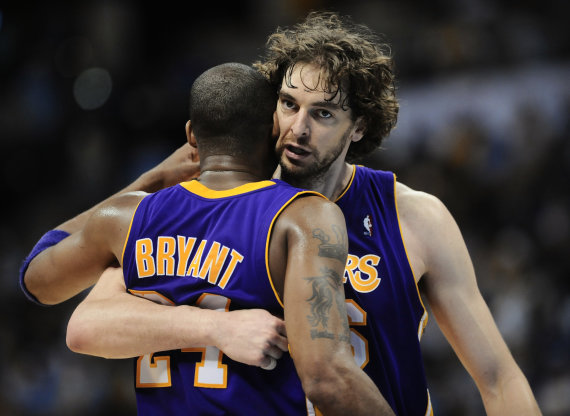 Photo by Scanpix / Pau Gasol and Kobe Bryant