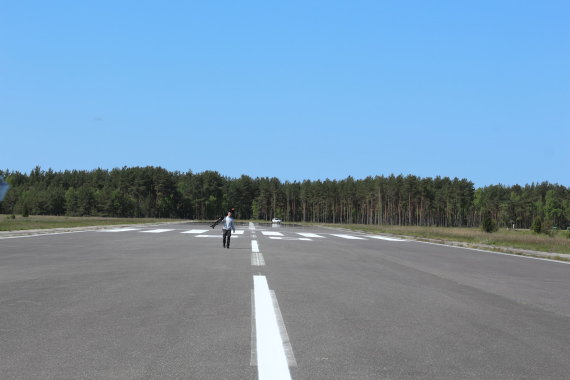 Photo by J.Andriejauskaitė / 15min.lt / Nida aircraft landing site