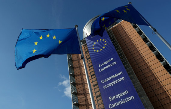 Reuters / Scanpix photo / EU flags at the headquarters of the European Commission